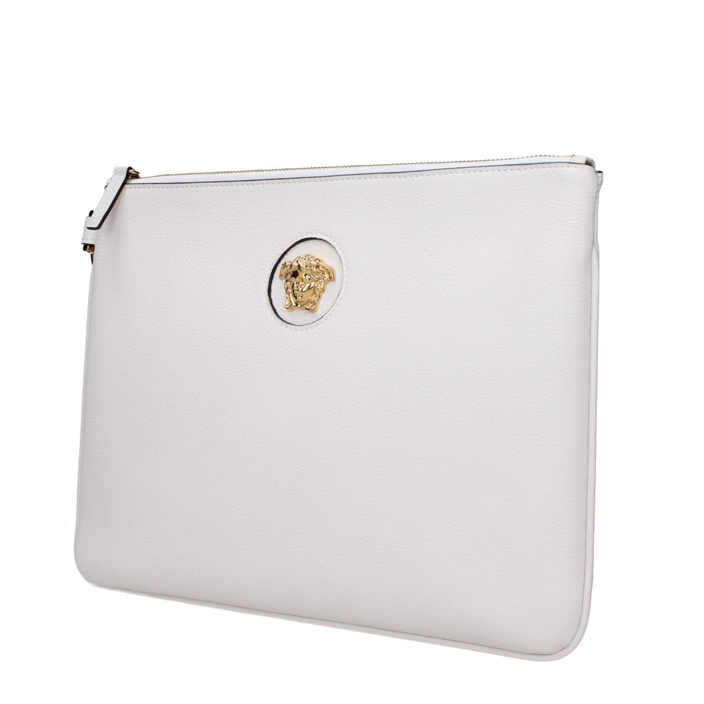 Versace Weiße Leder-Clutch
