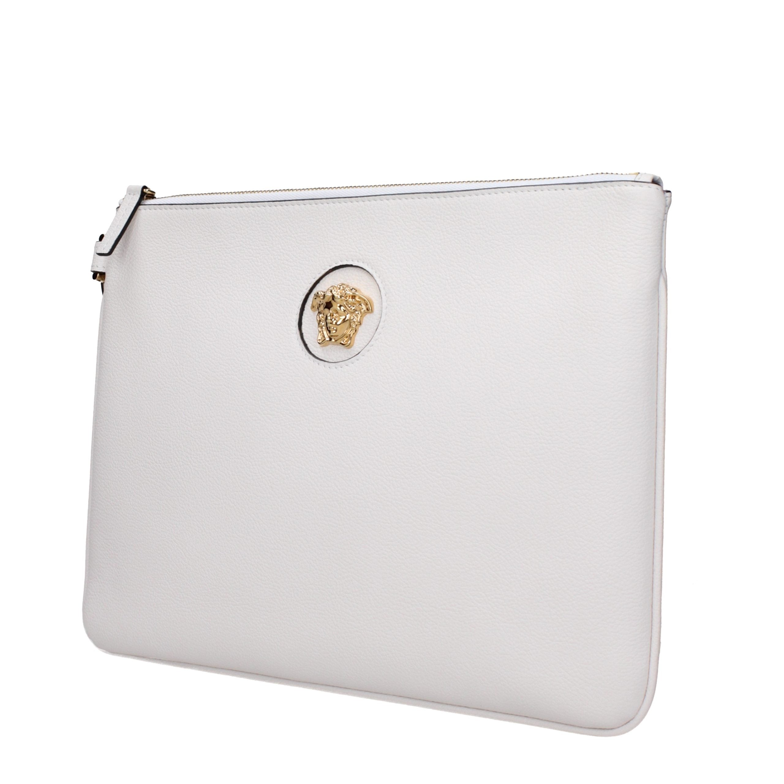 Versace Weiße Leder-Clutch