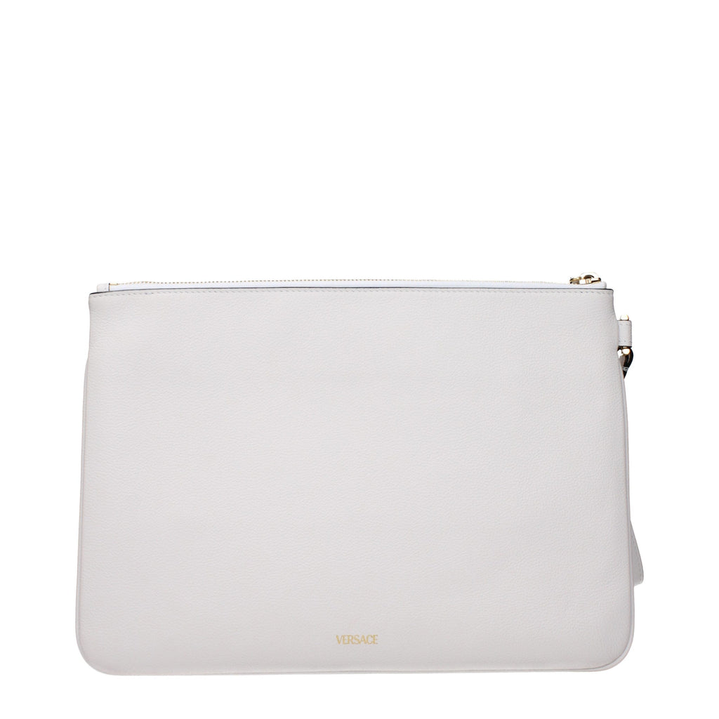 Versace Weiße Leder-Clutch