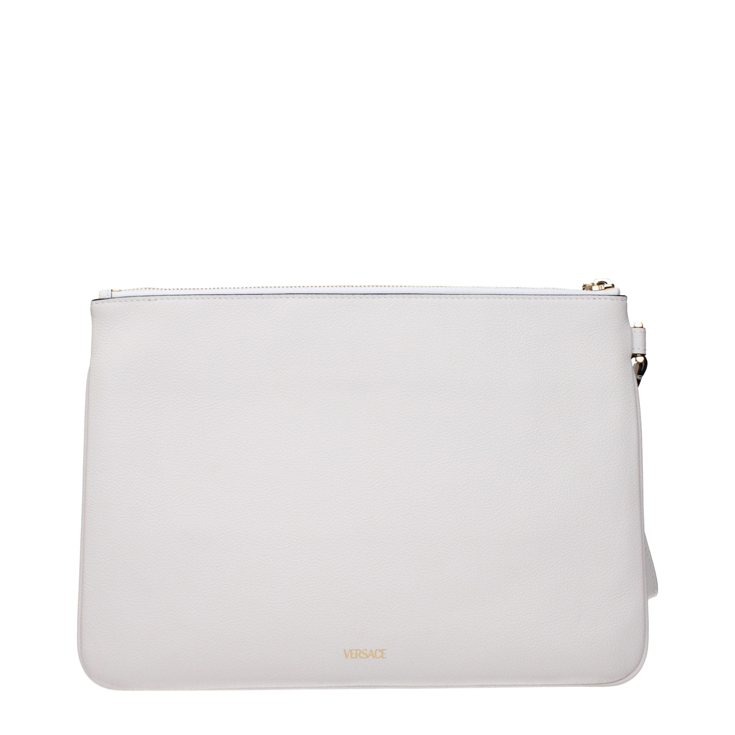 Versace Weiße Leder-Clutch