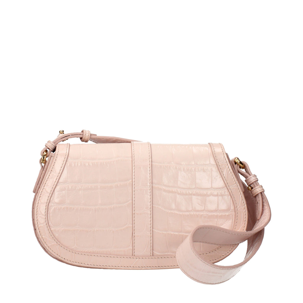 Versace Schultertasche aus pinkfarbenem Leder