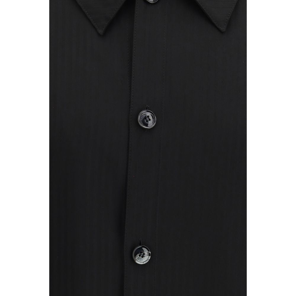 Giorgio Armani Schwarzes Hemd aus Viskose