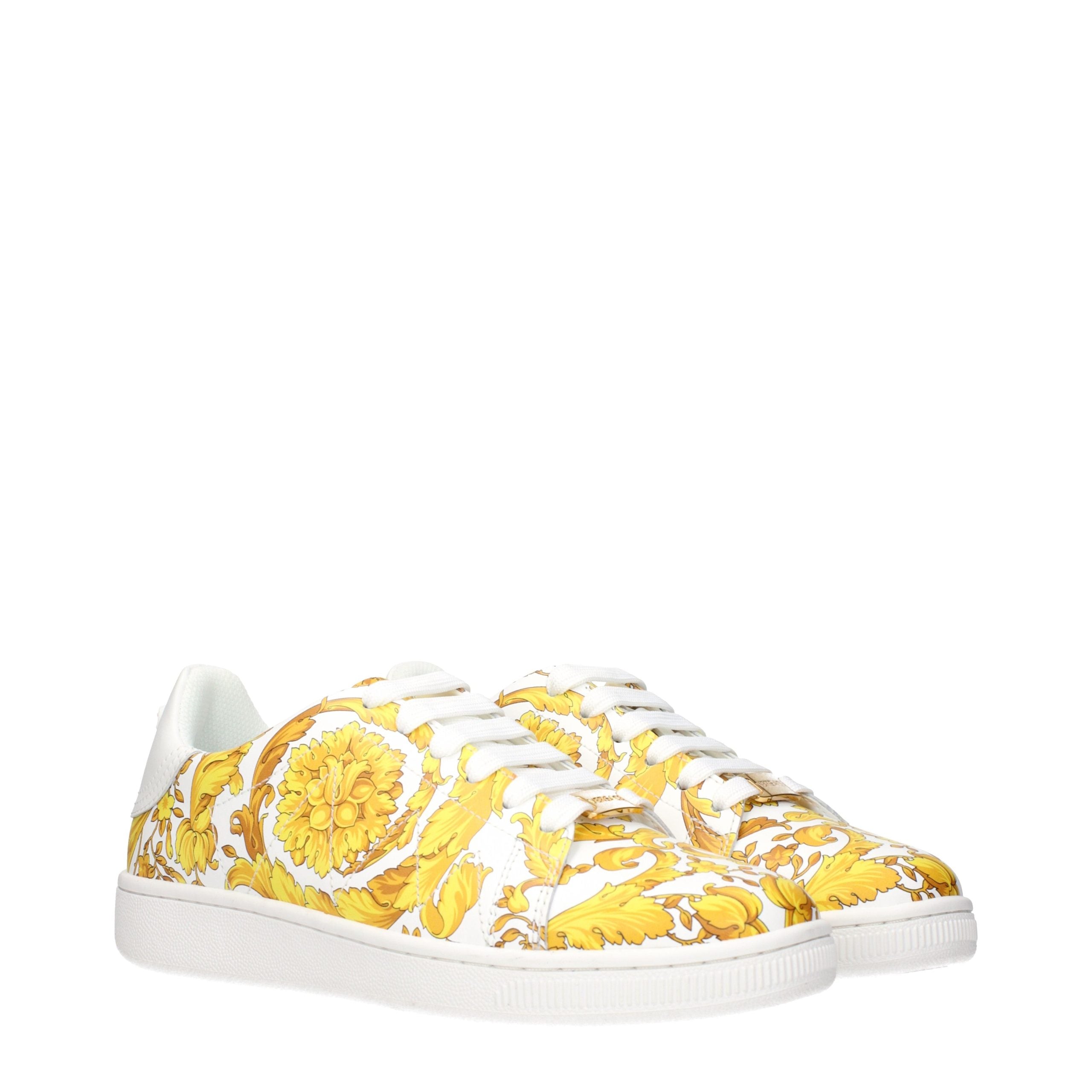 Versace Weiße Leder-Sneaker