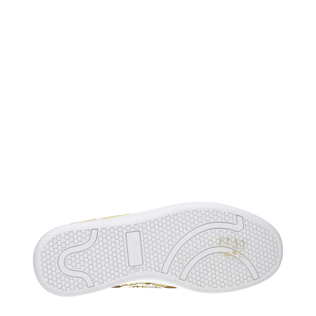 Versace Weiße Leder-Sneaker