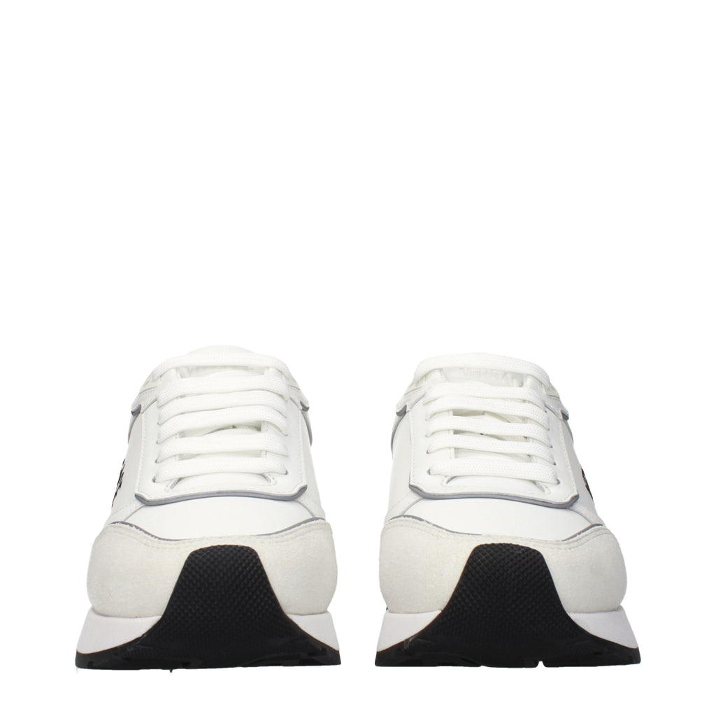 Versace Weiße Leder-Athletic-Sneaker