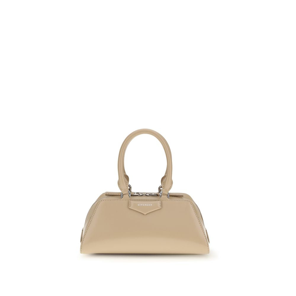 Givenchy Beige Calf Leather Bos Taurus Schultertasche