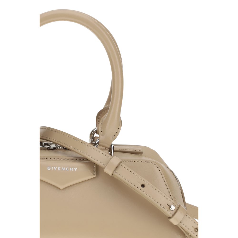 Givenchy Beige Calf Leather Bos Taurus Schultertasche