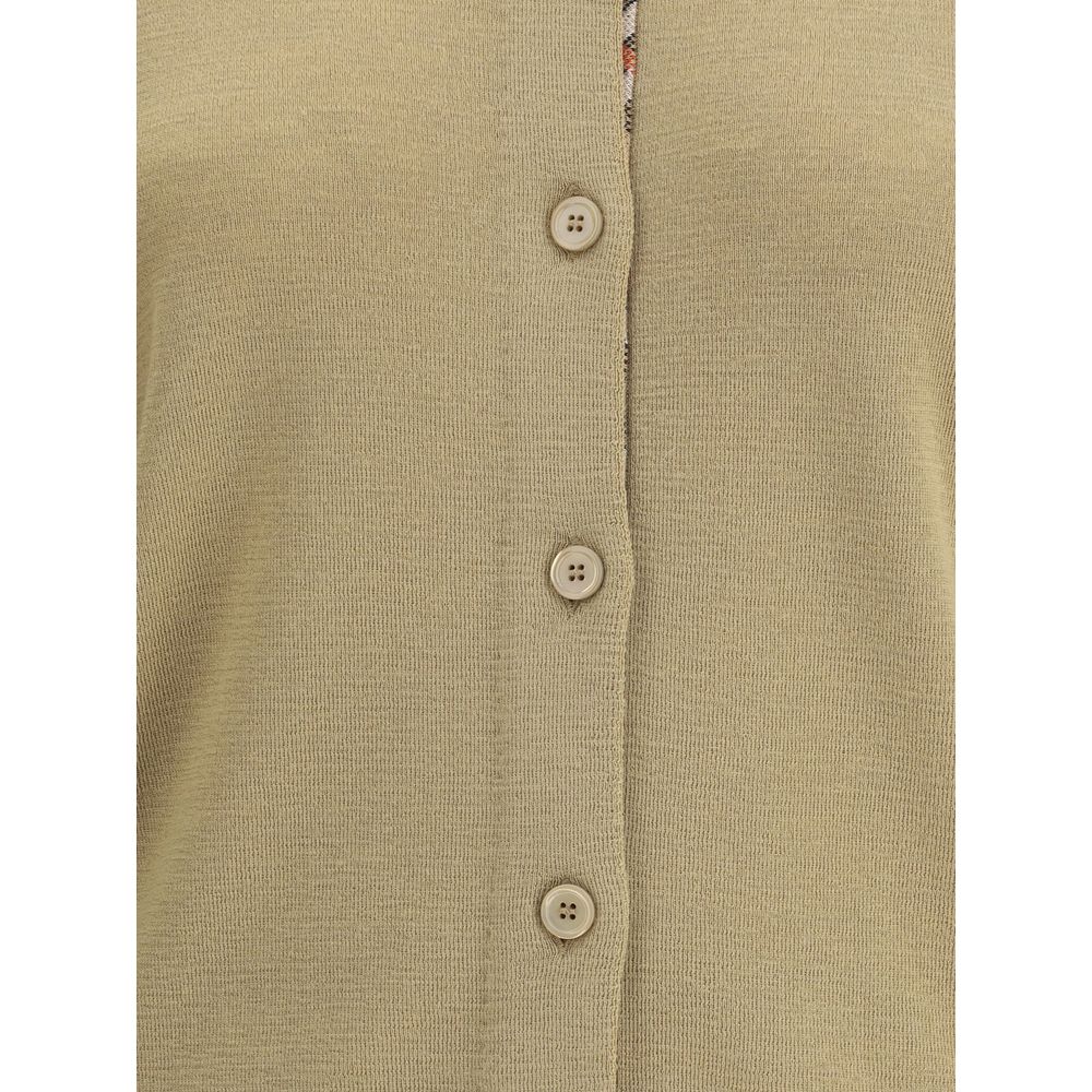 Burberry Brauner Wollcardigan