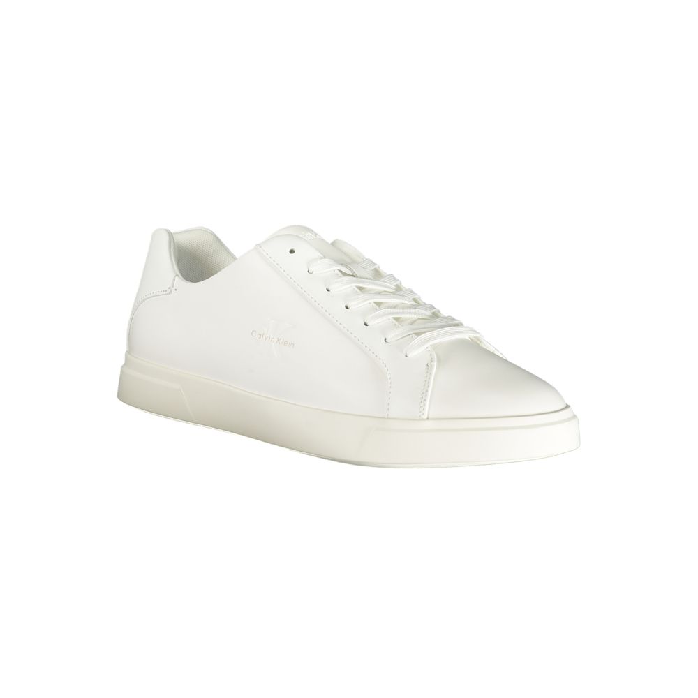 Calvin Klein Bianco Polyurethane Herren-Sneaker