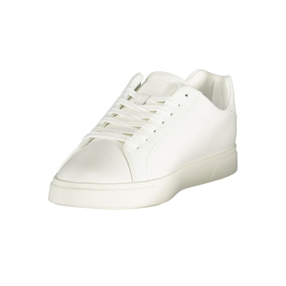 Calvin Klein Bianco Polyurethane Herren-Sneaker