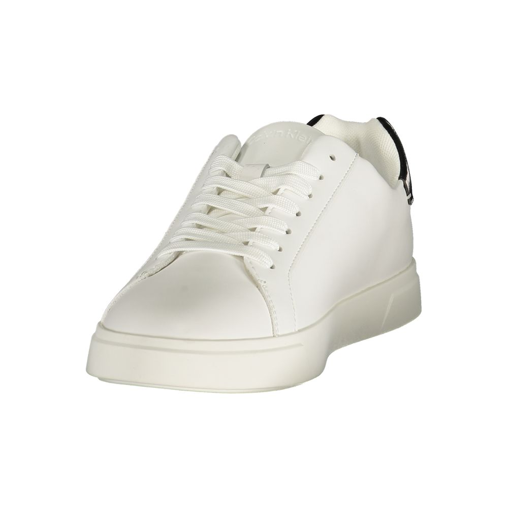 Calvin Klein Weiße Damen-Sneaker aus Polyurethan