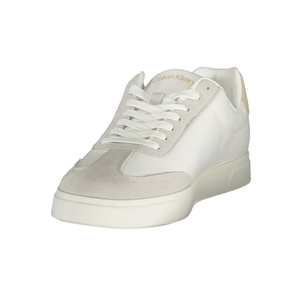 Calvin Klein Bianco Polyurethan Sneaker für Herren