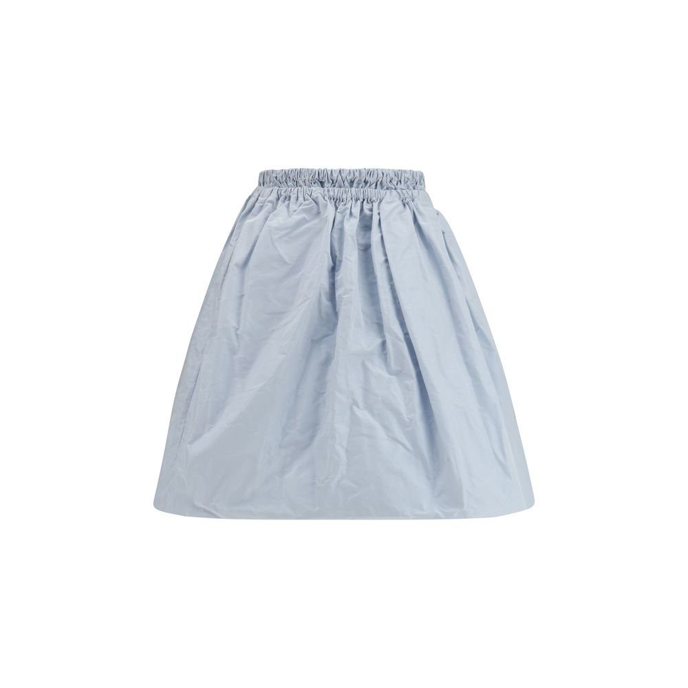 Prada Langer Seidenrock in Blau