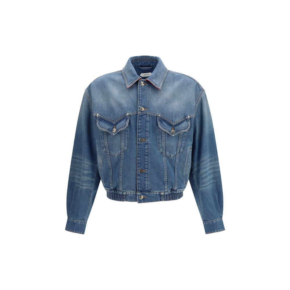 Versace Blaue Baumwollkleidung