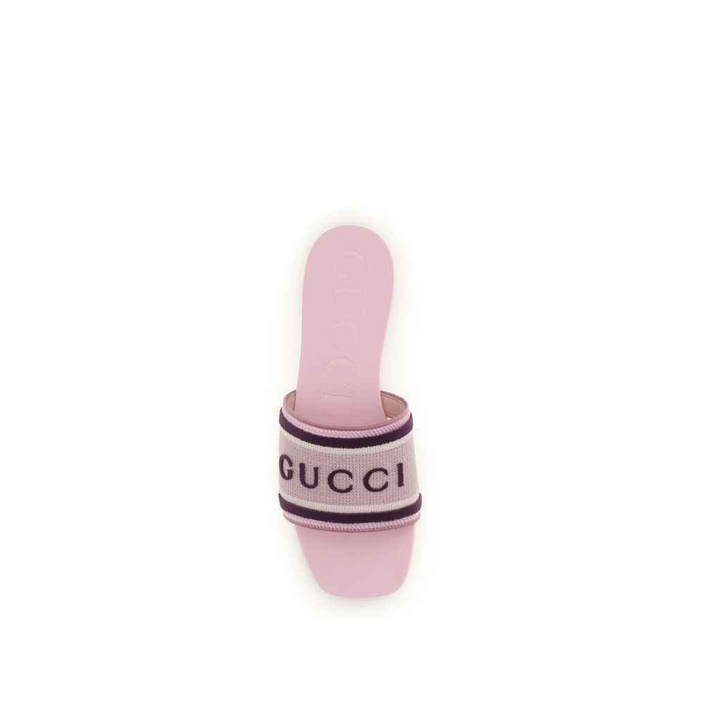 Gucci Mehrfarbige Sandalen aus Baumwolle