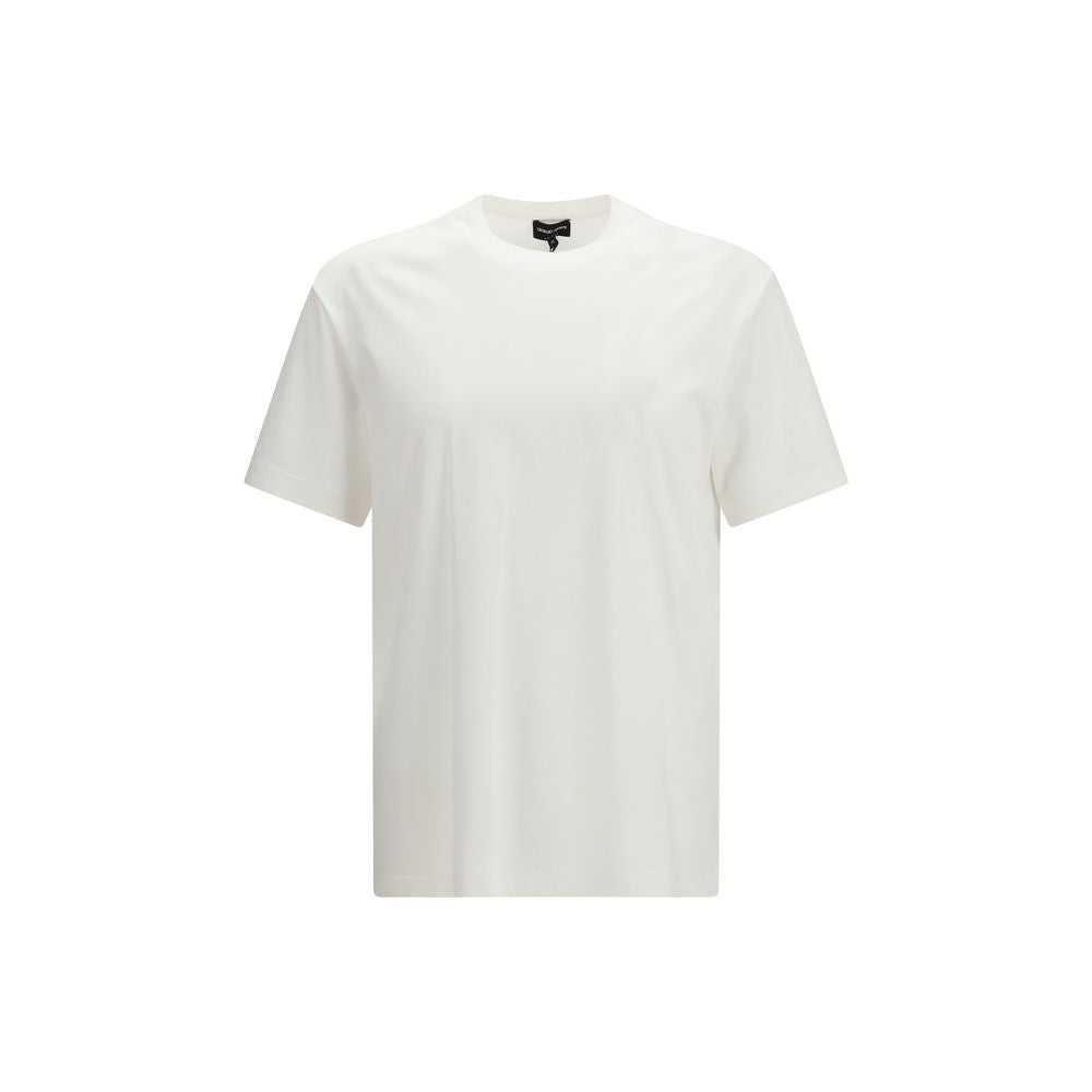 Giorgio Armani Weißes Baumwoll-T-Shirt