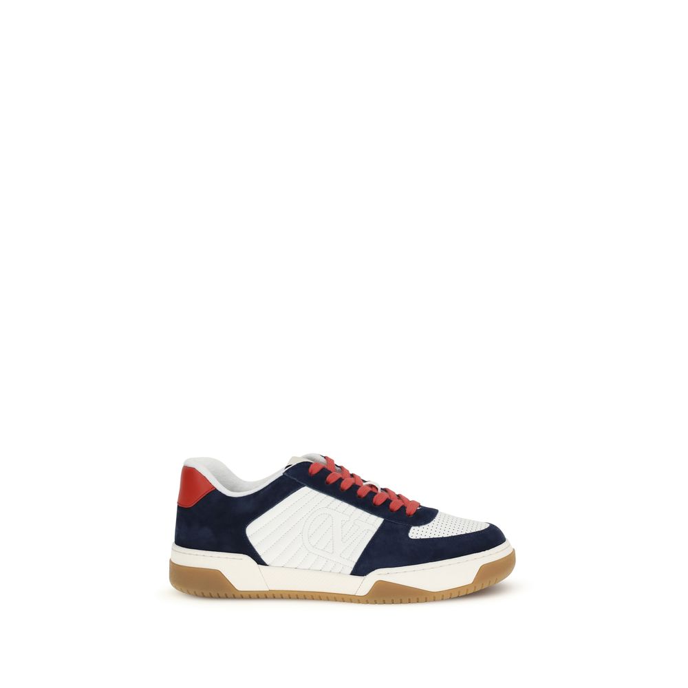 Valentino Garavani Schwarze Bos Taurus Athletic Sneaker aus Kalbsleder