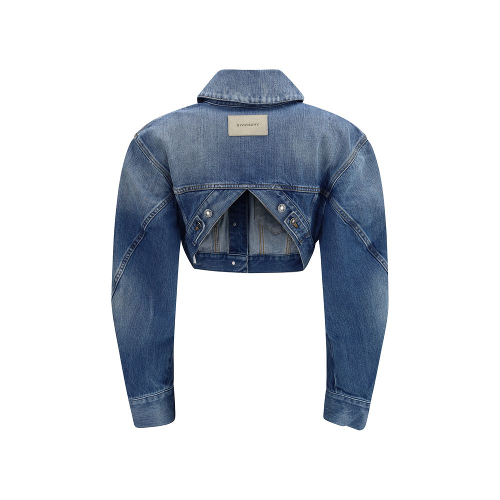 Givenchy Blaue Jeansjacke aus Baumwolle