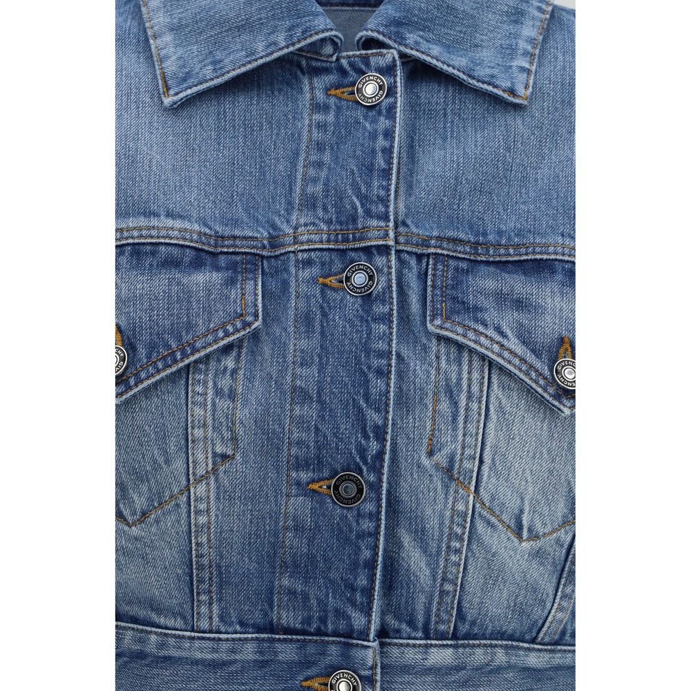 Givenchy Blaue Jeansjacke aus Baumwolle