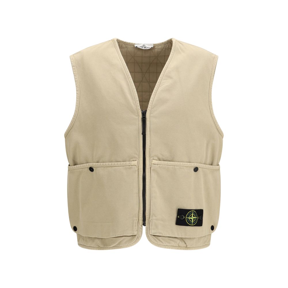 Stone Island Beige Baumwoll-Sweatshirt