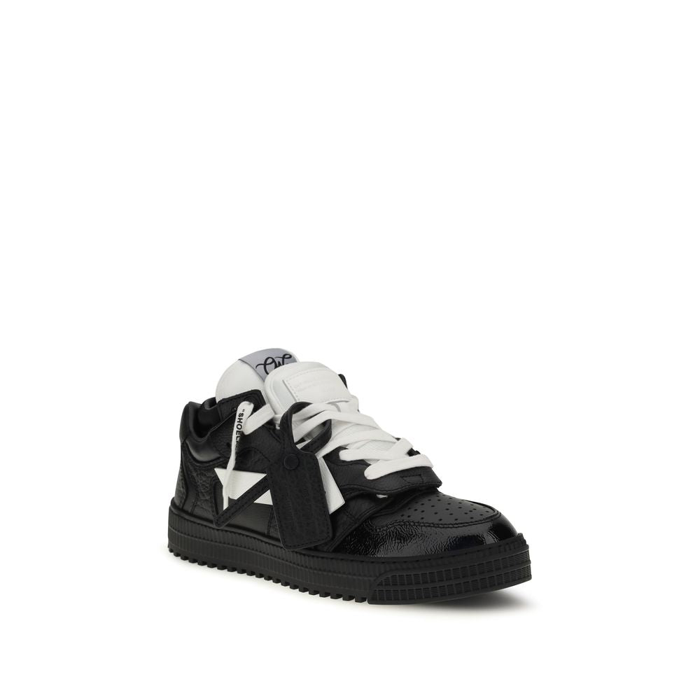 Off-White Mehrfarbige Bos Taurus Kalbsleder-Sneaker im Athletic-Stil