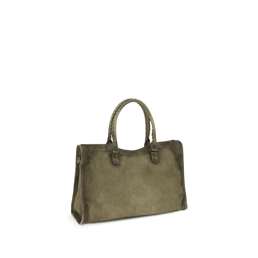 Balenciaga Bicolor Calf Leather Bos Taurus Schultertasche