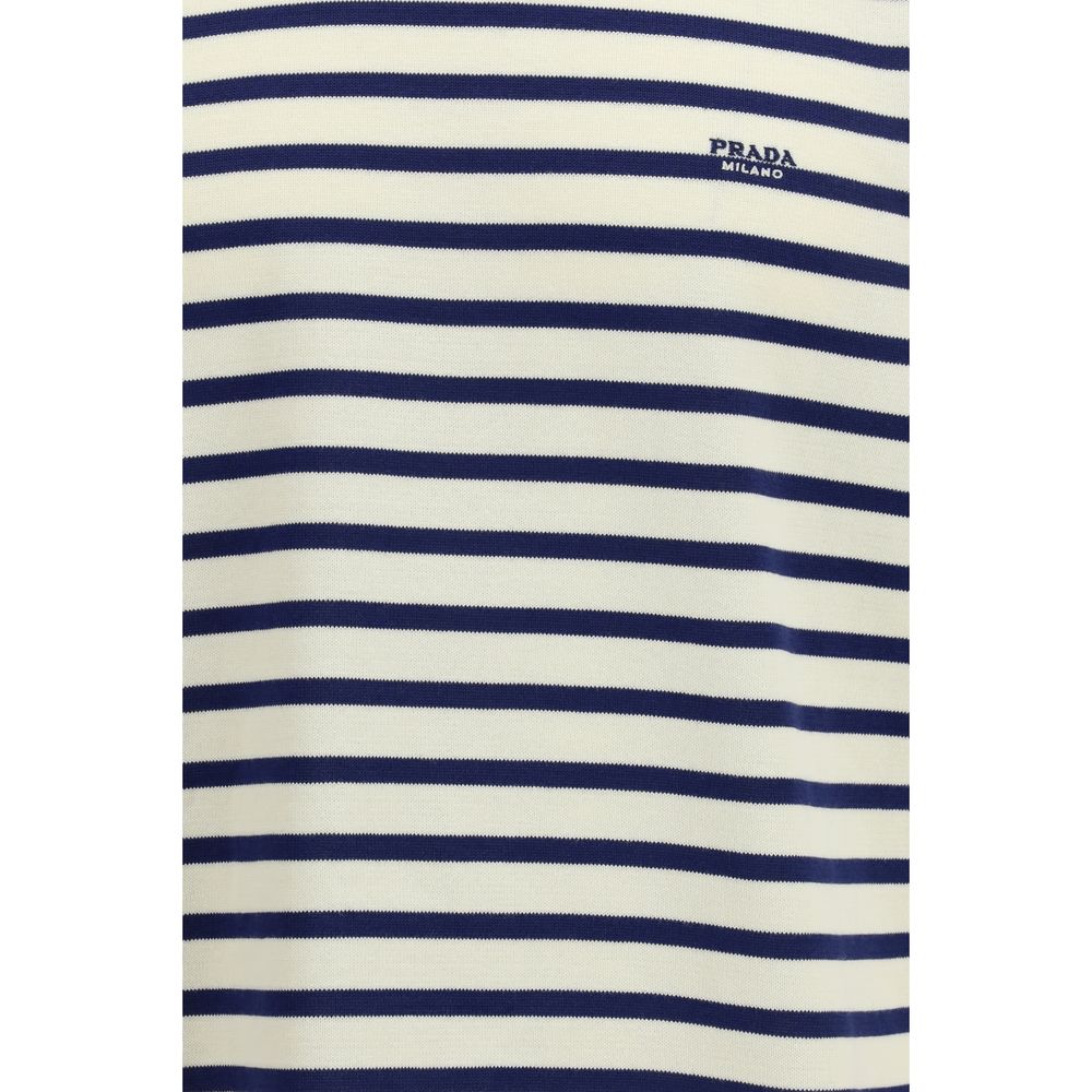 Prada Blauer Baumwollpullover