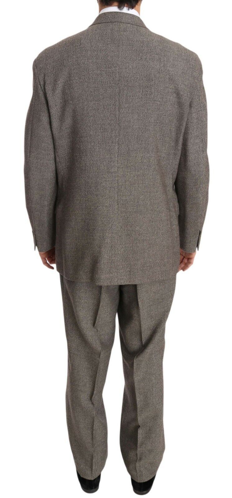 Fendi brown single-breasted wool suit