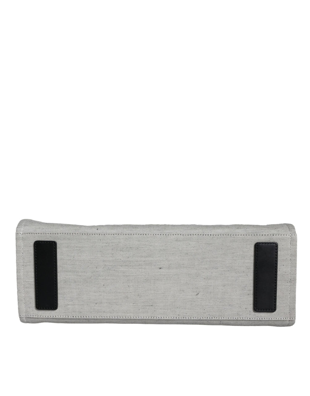 Versace Weiße Top Handle Canvas Leder Logo Crossbody Tote Bag