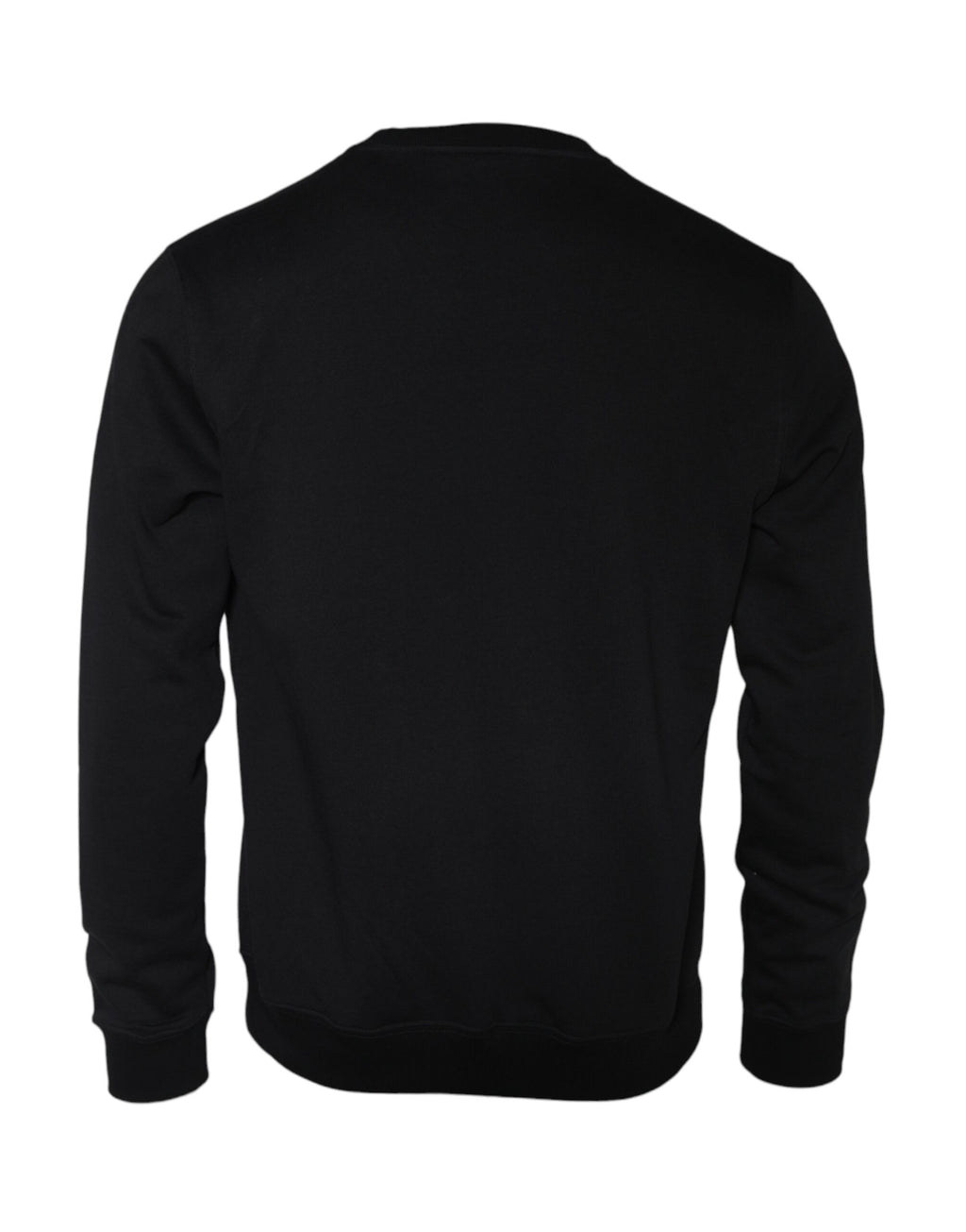 Versace Black Medusa Fleece Cotton Crew Neck Sweatshirt Pullover