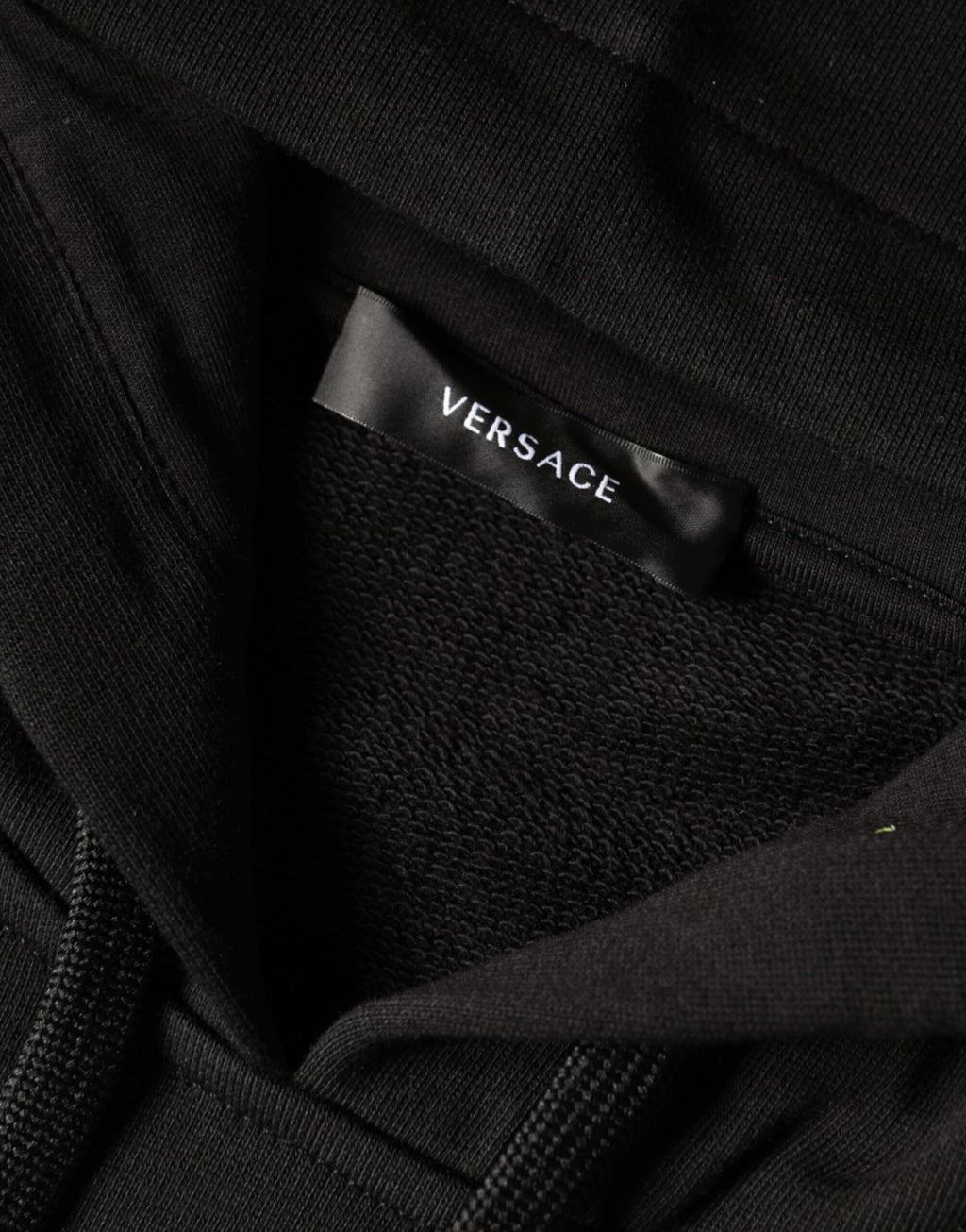 Versace Black Medusa Print Cotton Hoodie Pullover Sweatshirt