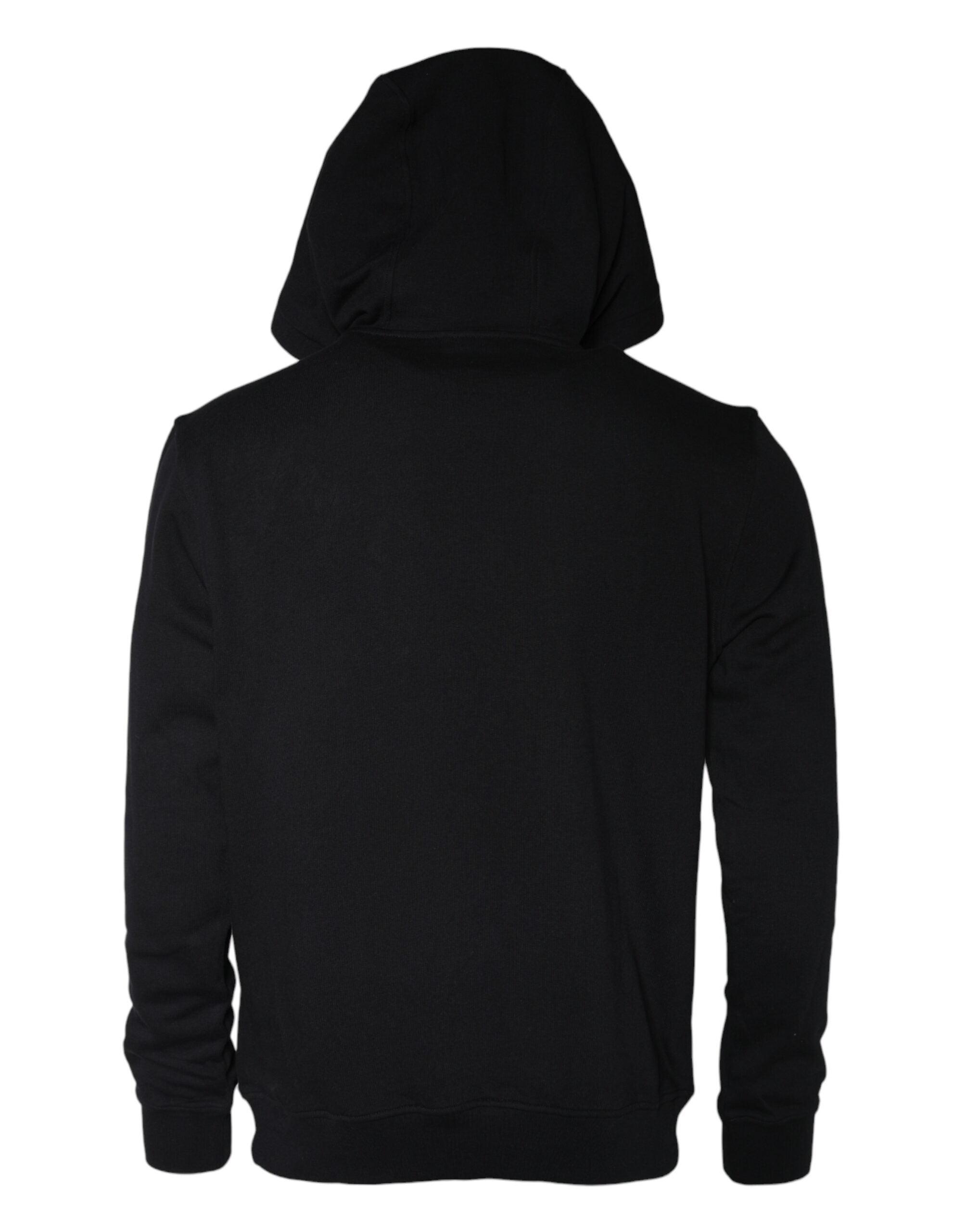 Versace Black Medusa Print Cotton Hoodie Pullover Sweatshirt