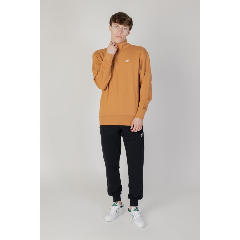 New Balance Braunes Baumwoll-Sweatshirt