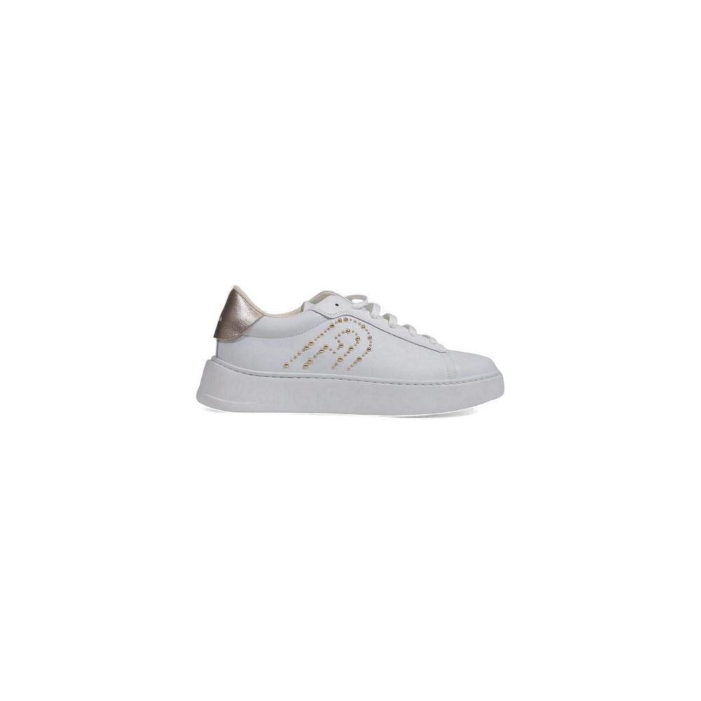 Furla Weiße Polyethylen-Sneakers mit niedrigem Schaft