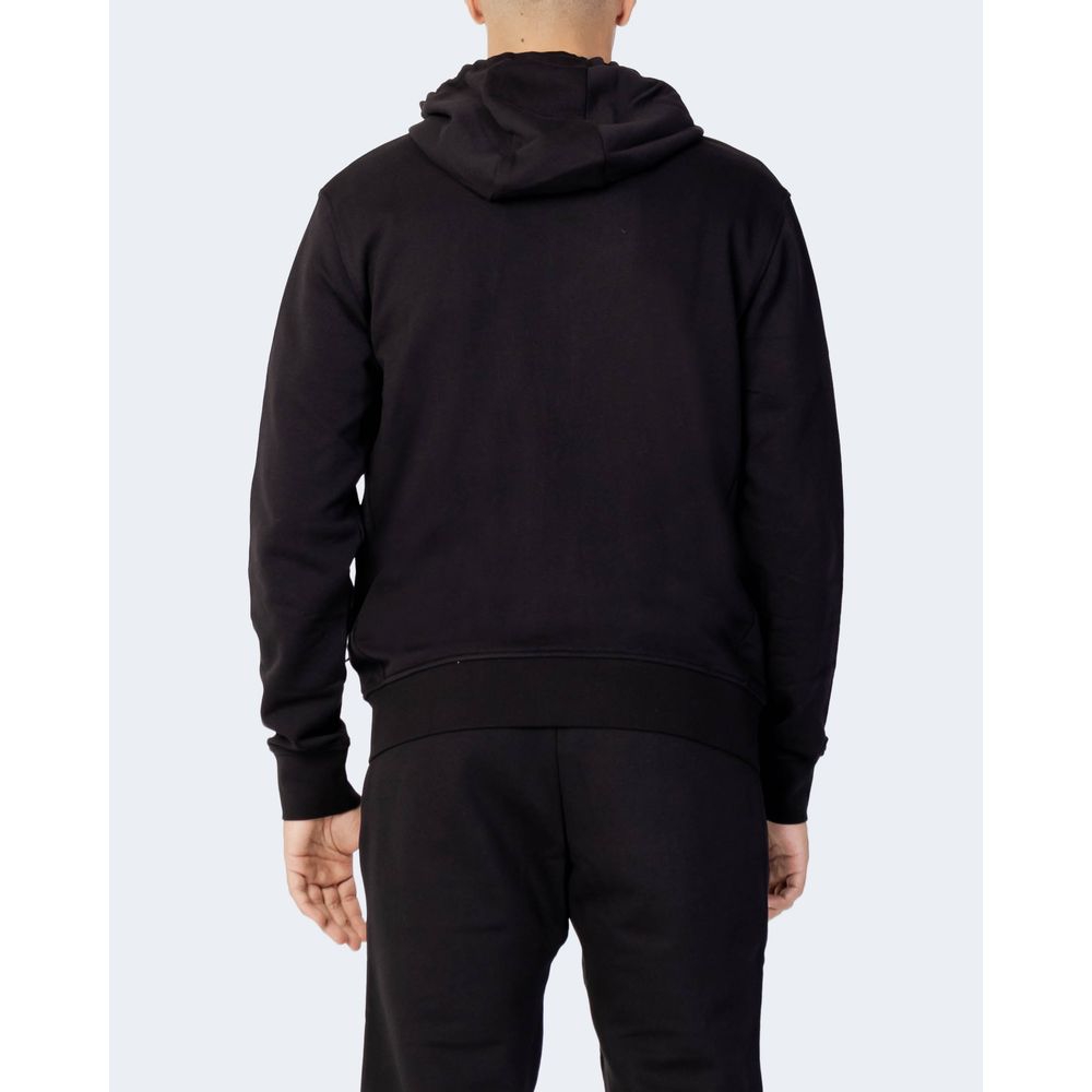 Armani Exchange Schwarzer Baumwoll-Hoodie