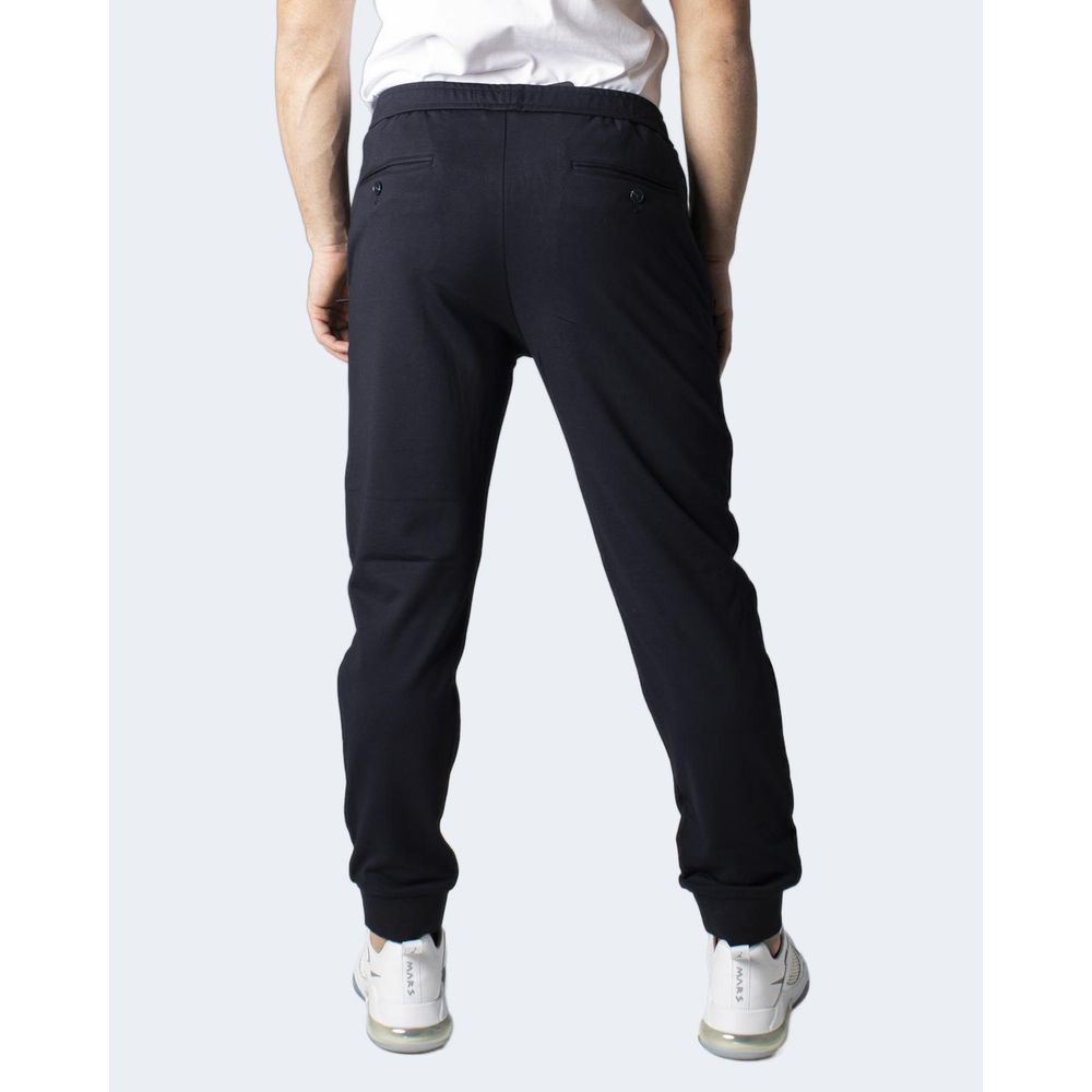 Armani Exchange Blaue Viskose-Skinny-Hose