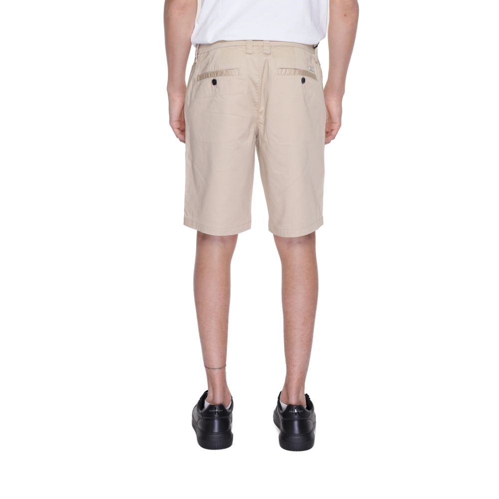 Armani Exchange Beige Baumwoll-Bermuda-Shorts