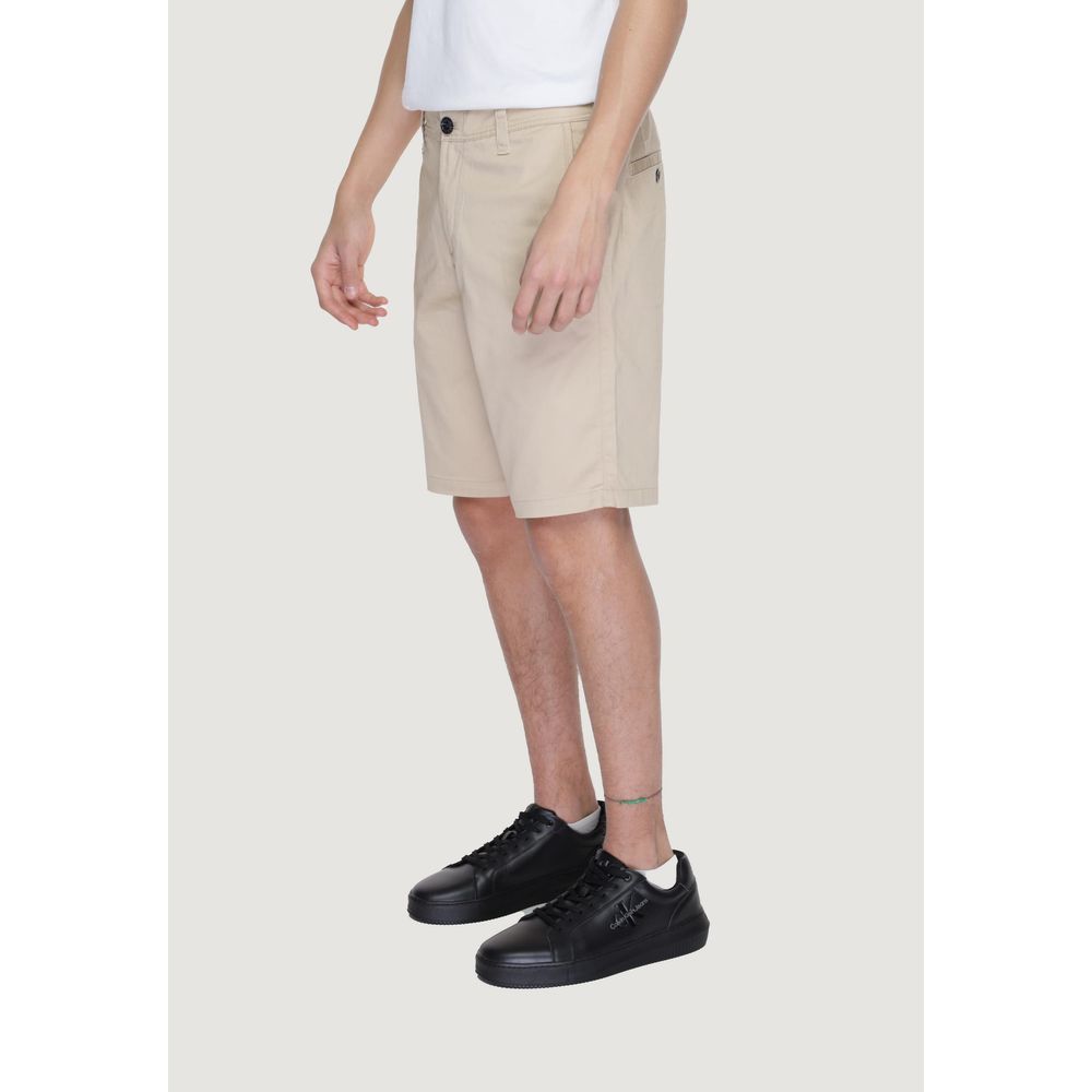 Armani Exchange Beige Baumwoll-Bermuda-Shorts