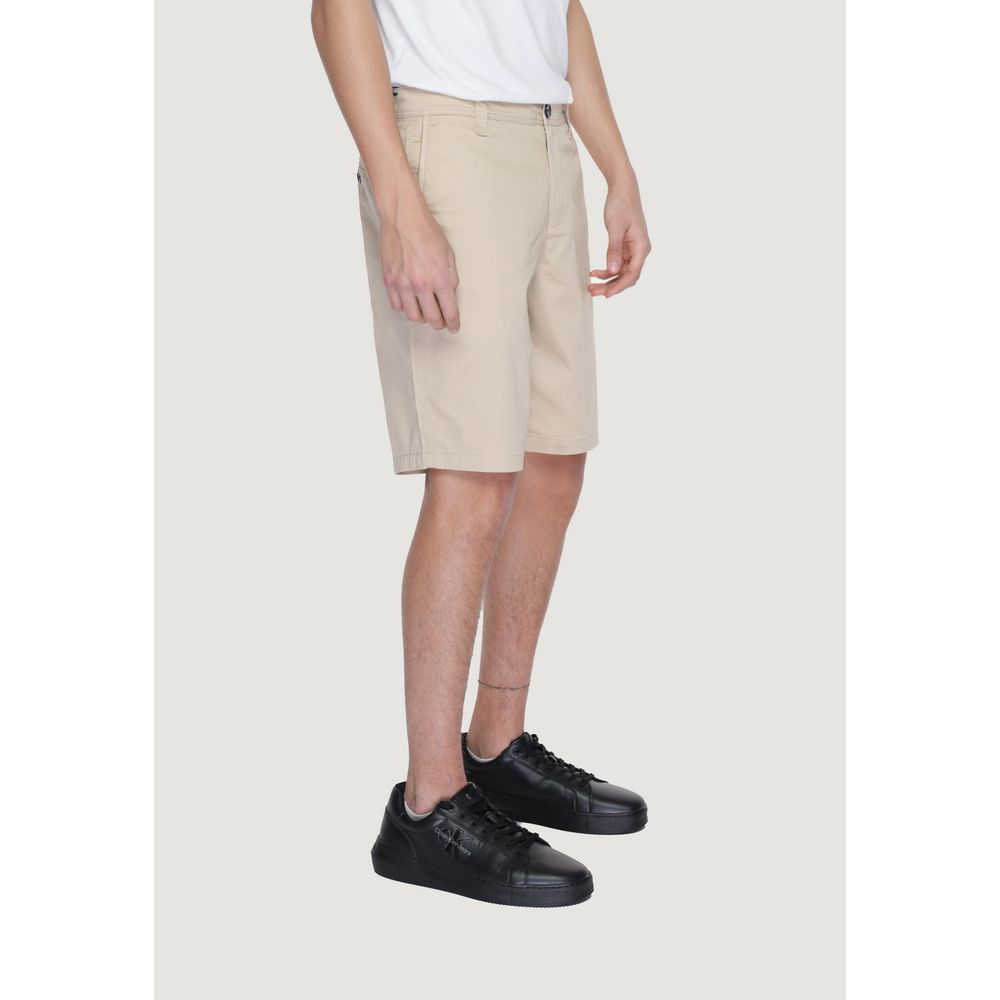 Armani Exchange Beige Baumwoll-Bermuda-Shorts