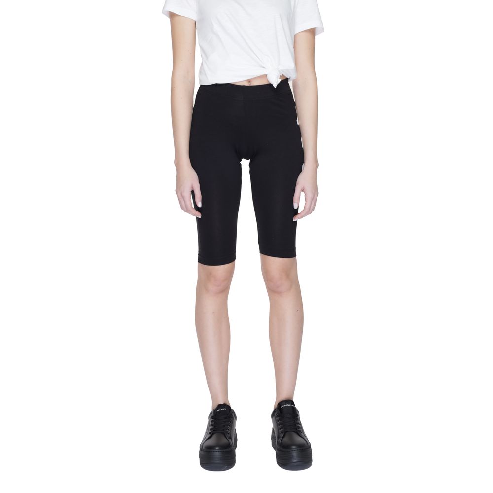 Icon Schwarze Baumwoll-Bermuda-Shorts