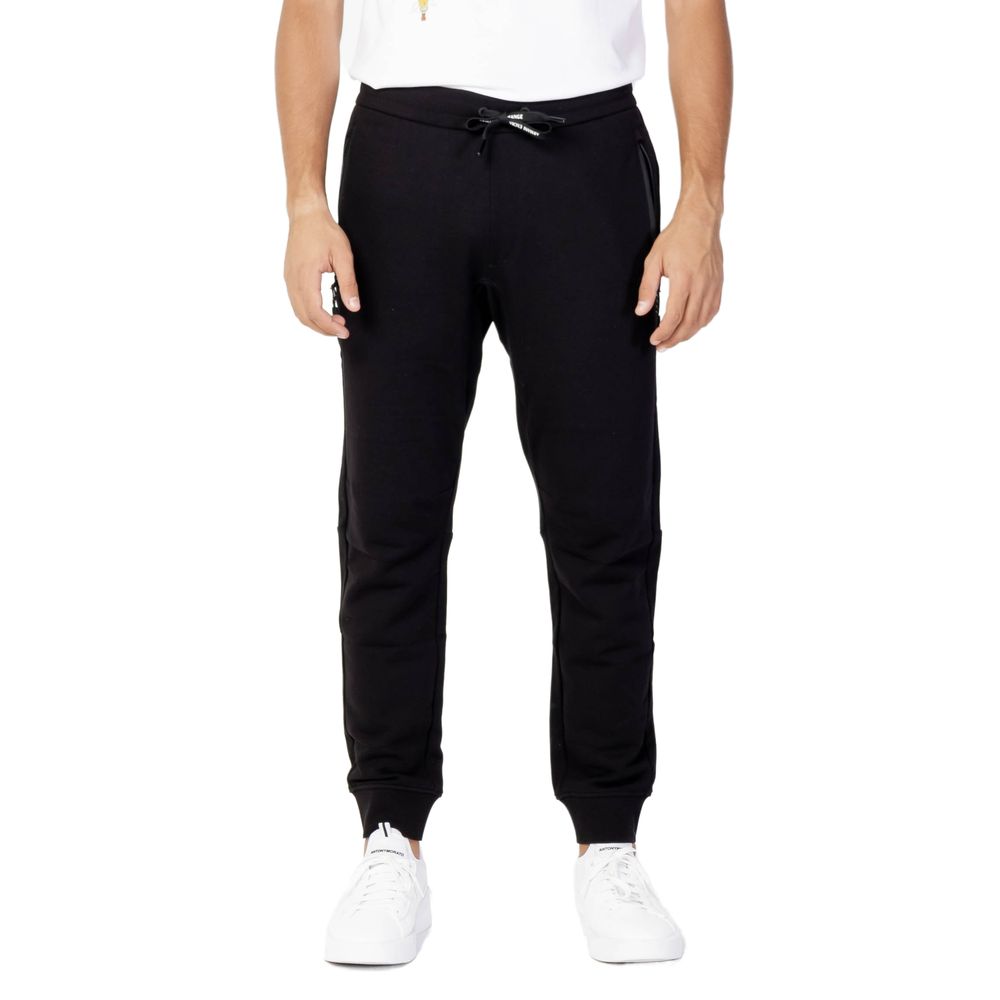 Pantalon de jogging en coton noir Armani Exchange (bas de survêtement)