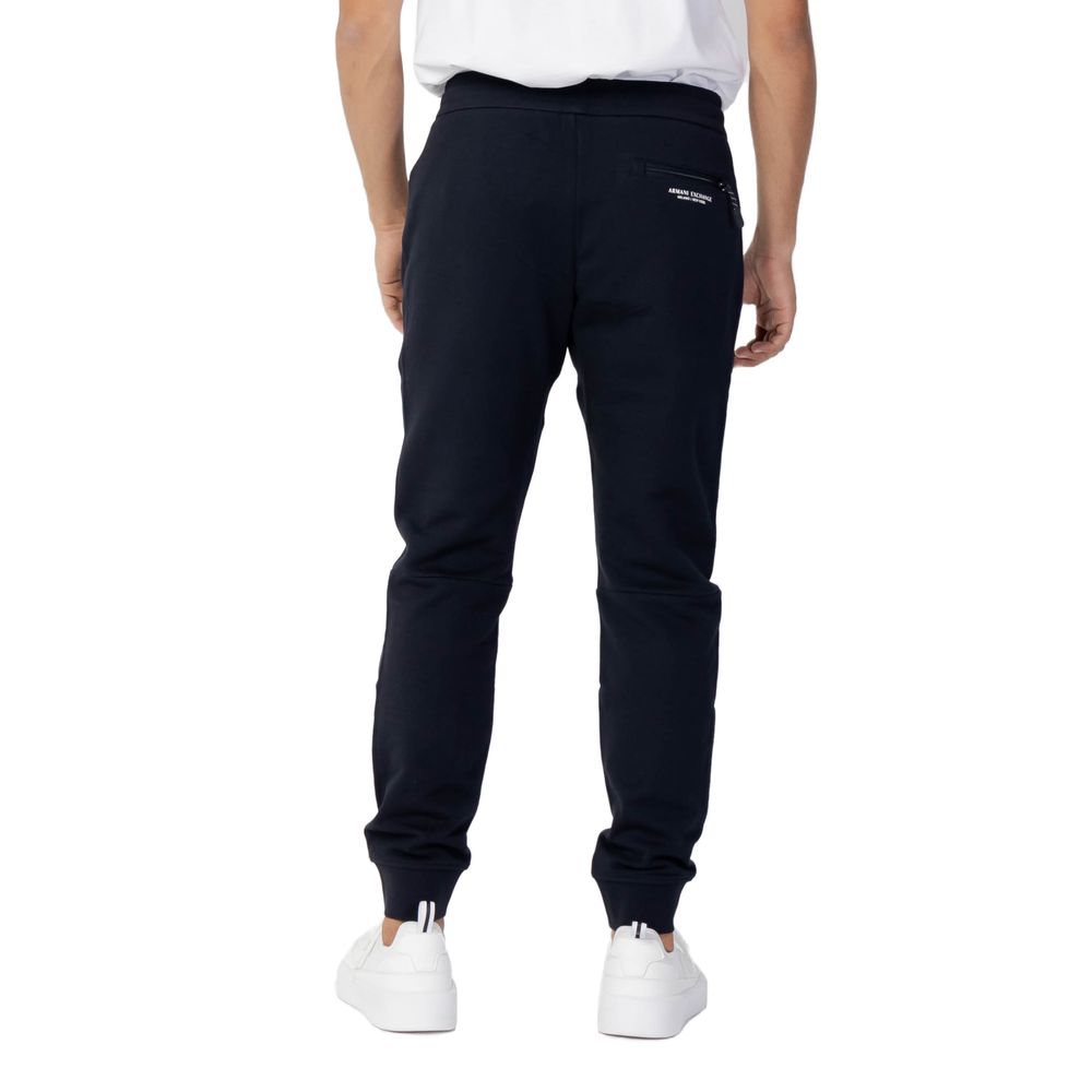 Pantalon de jogging en coton bleu Armani Exchange (bas de survêtement)