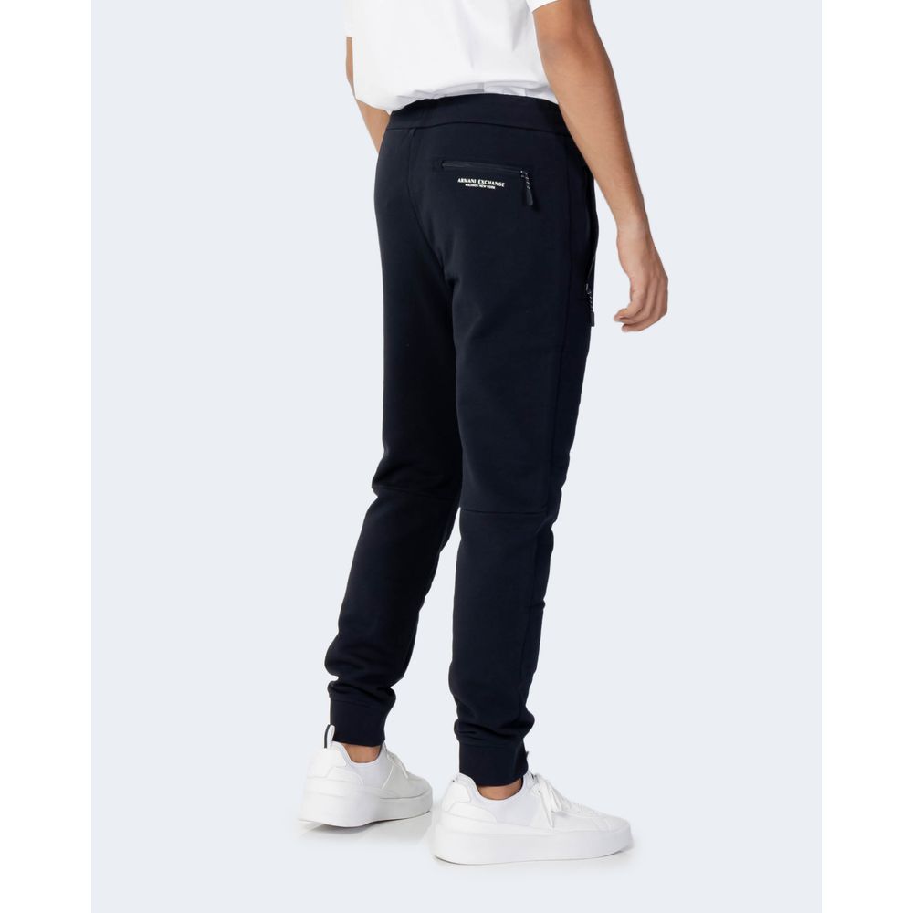Pantalon de jogging en coton bleu Armani Exchange (bas de survêtement)