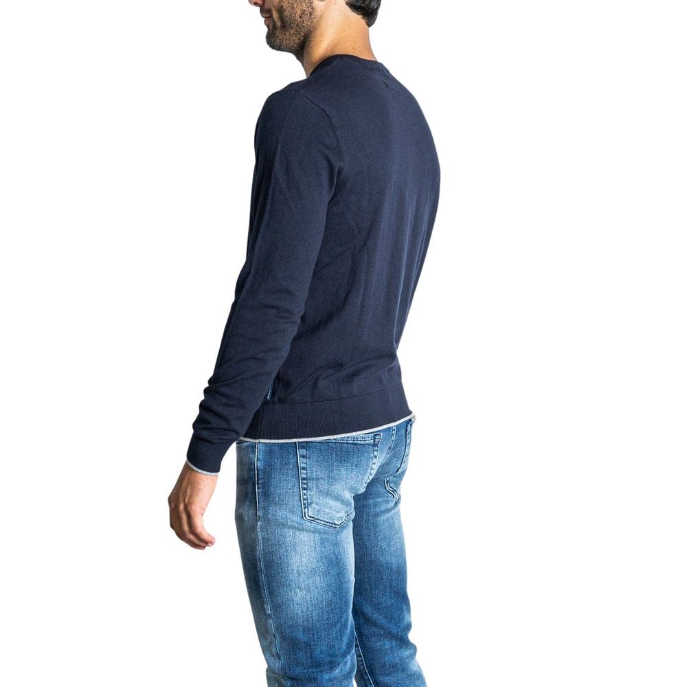 Sweat-shirt bleu en coton Armani Exchange