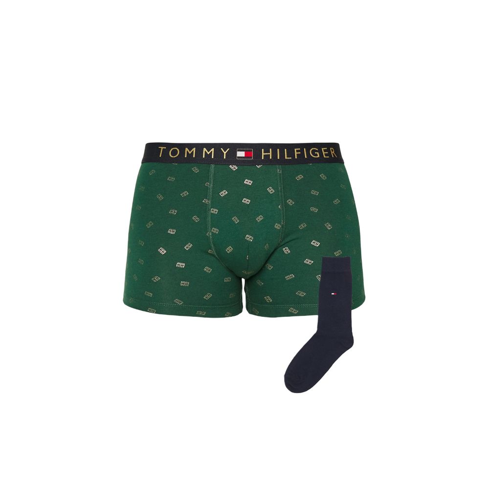 Tommy Hilfiger Grüne Baumwoll-Boxershorts