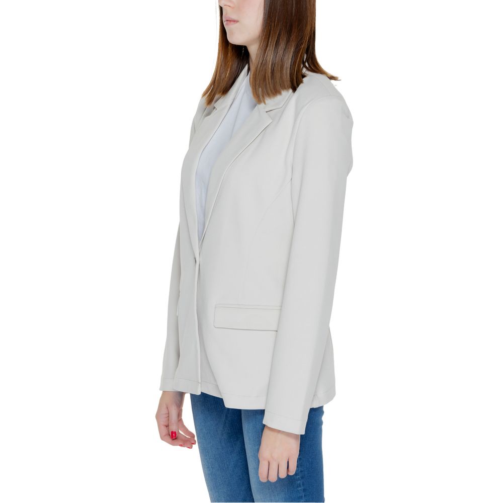 Only Beigefarbener Polyester-Blazer