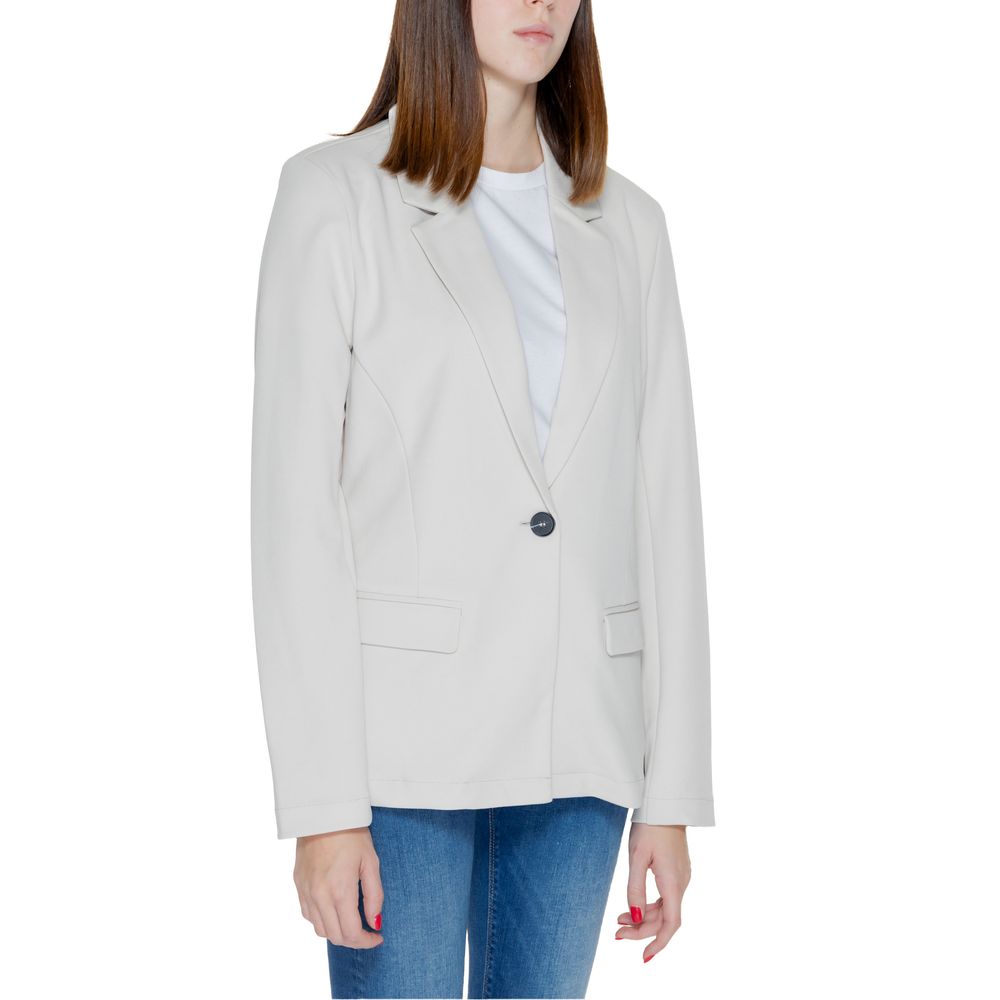 Only Beigefarbener Polyester-Blazer