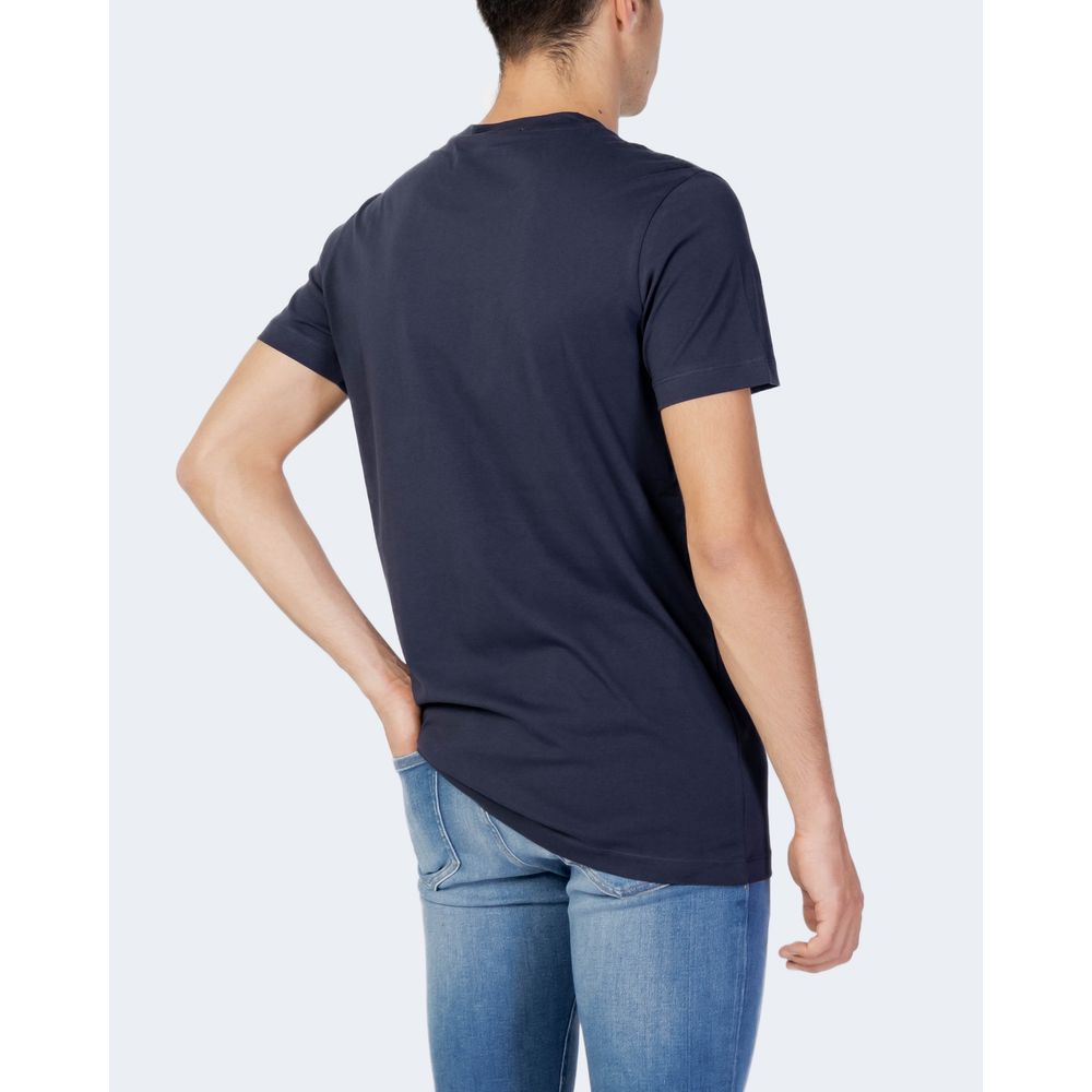 Calvin Klein Jeans Baumwoll-T-Shirt in Blau