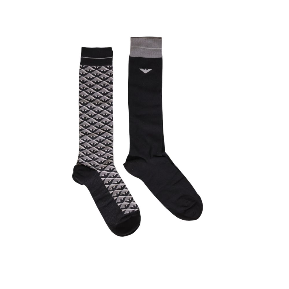 Emporio Armani Underwear Grey Cotton Socks