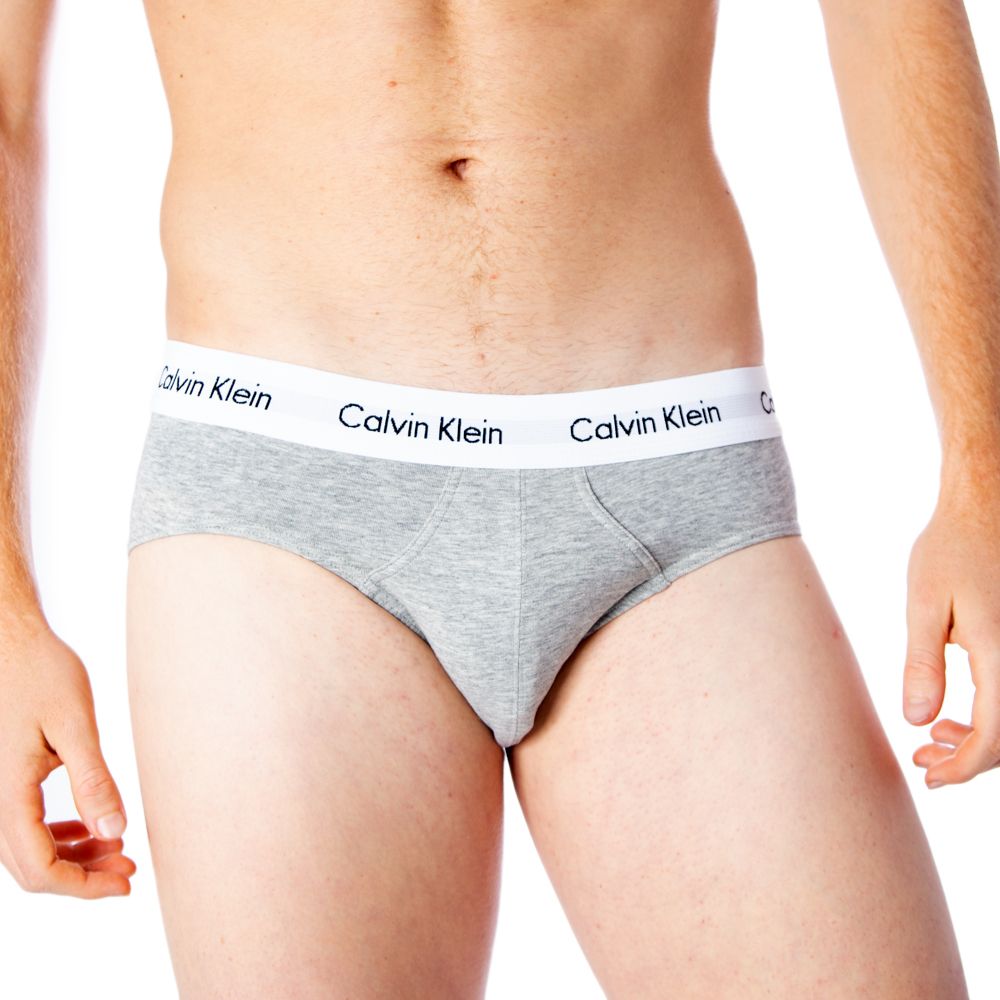 Calvin Klein Underwear Graue Baumwoll-Slips
